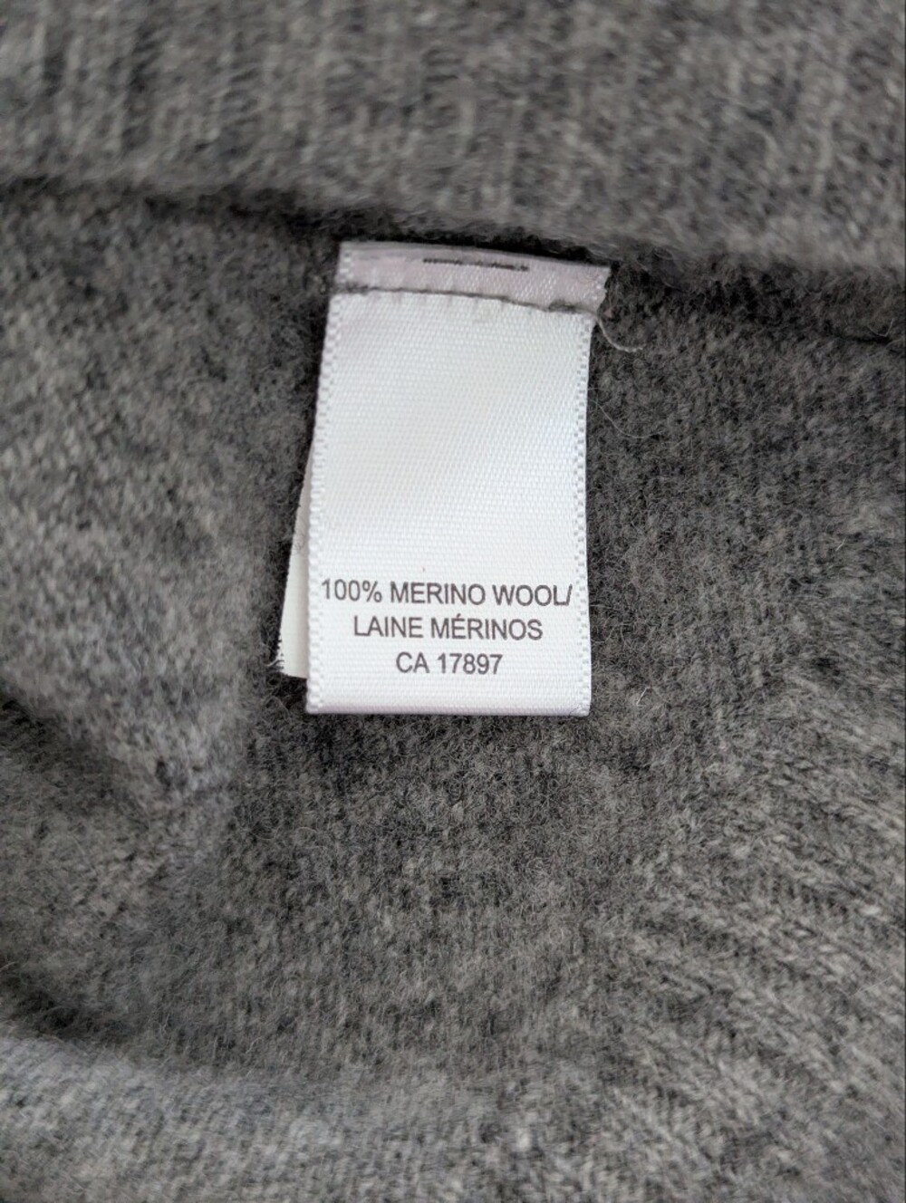 Gray Striped Women's Cardigan Sweater - Picture 6 of 7